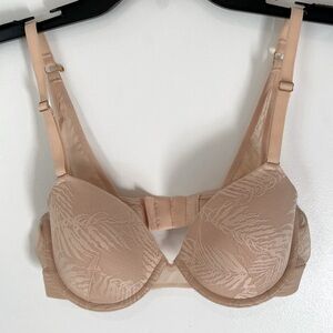 Lively Lace Underwire Bra - Tan